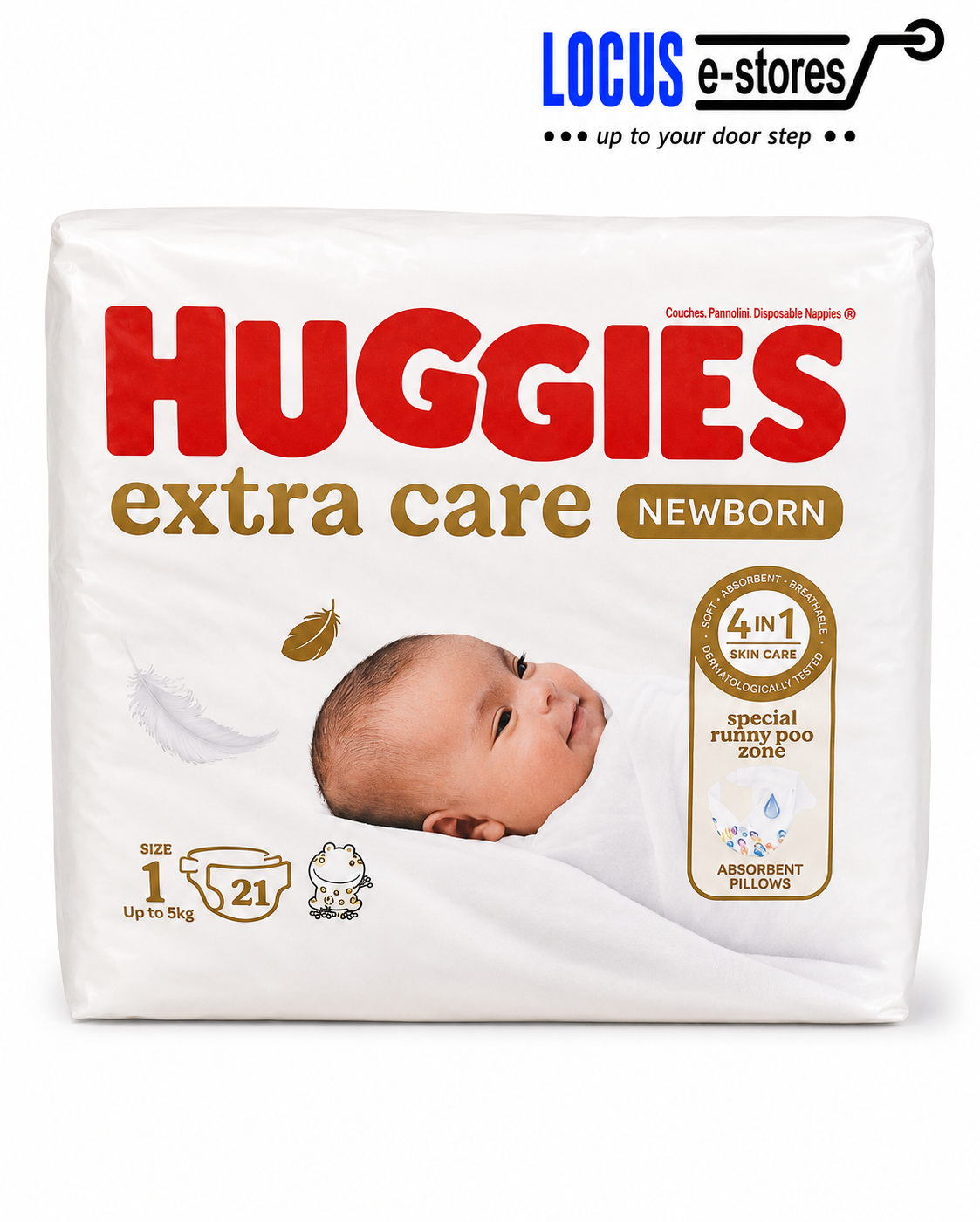 Huggies New Born Size 1 (Up to 5kg)